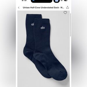 Alo navy socks NWT